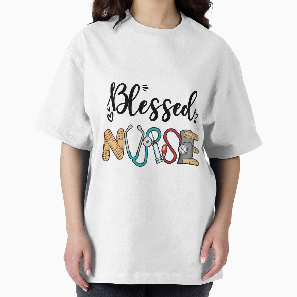 Blessed Nurse Hand Drawing by VickyCloset T-Shirts, Hoodie, Sweatshirt | BlankRebels.com (Image 2)
