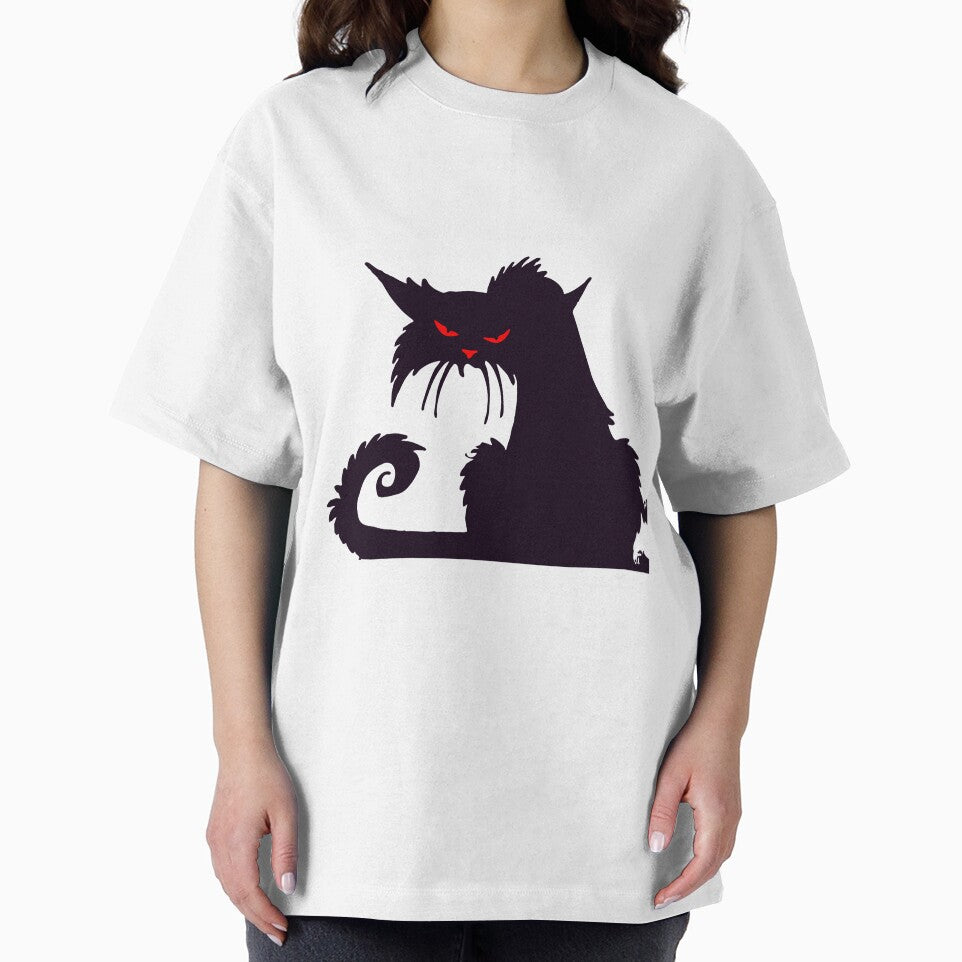Scary Black Cat Red Eyes T-Shirts, Hoodie, Sweatshirt