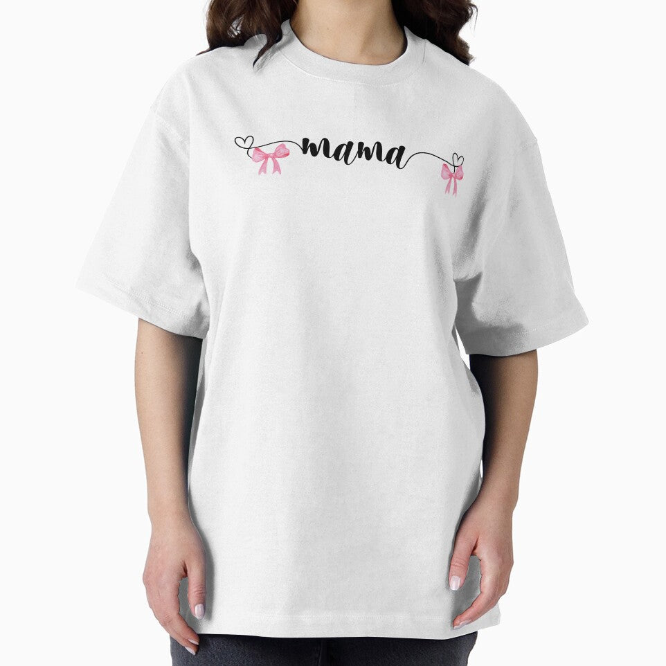 Mama with Bows – Cute Mom Life Aesthetic Shirt & Sticker for Girl Moms" by Cgriffin18