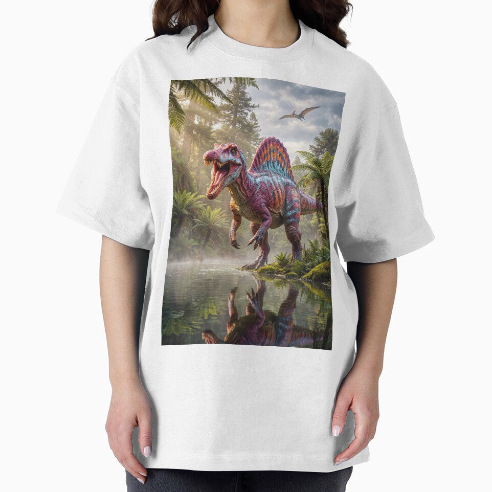 Colorful Dinosaur: Spinosaurus by Tridentulus T-Shirts, Hoodie, Sweatshirt | BlankRebels.com (Image 2)
