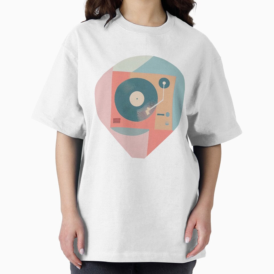 Dj Turntable As Bauhaus Style Art by OzzFrequency T-Shirts, Hoodie, Sweatshirt | BlankRebels.com (Image 2)