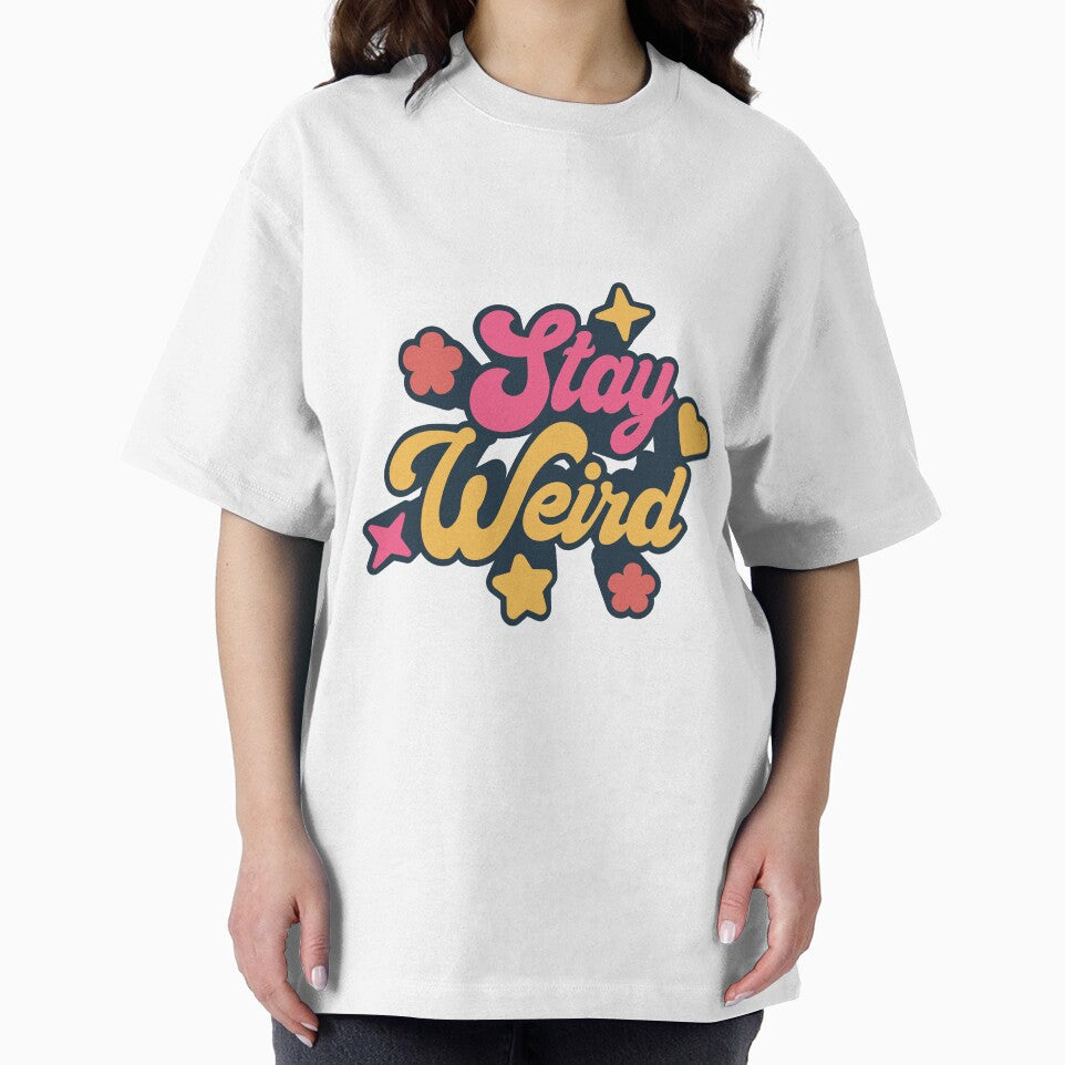 Stay Weird Retro by Katharine Andrew T-Shirts, Hoodie, Sweatshirt | BlankRebels.com (Image 2)