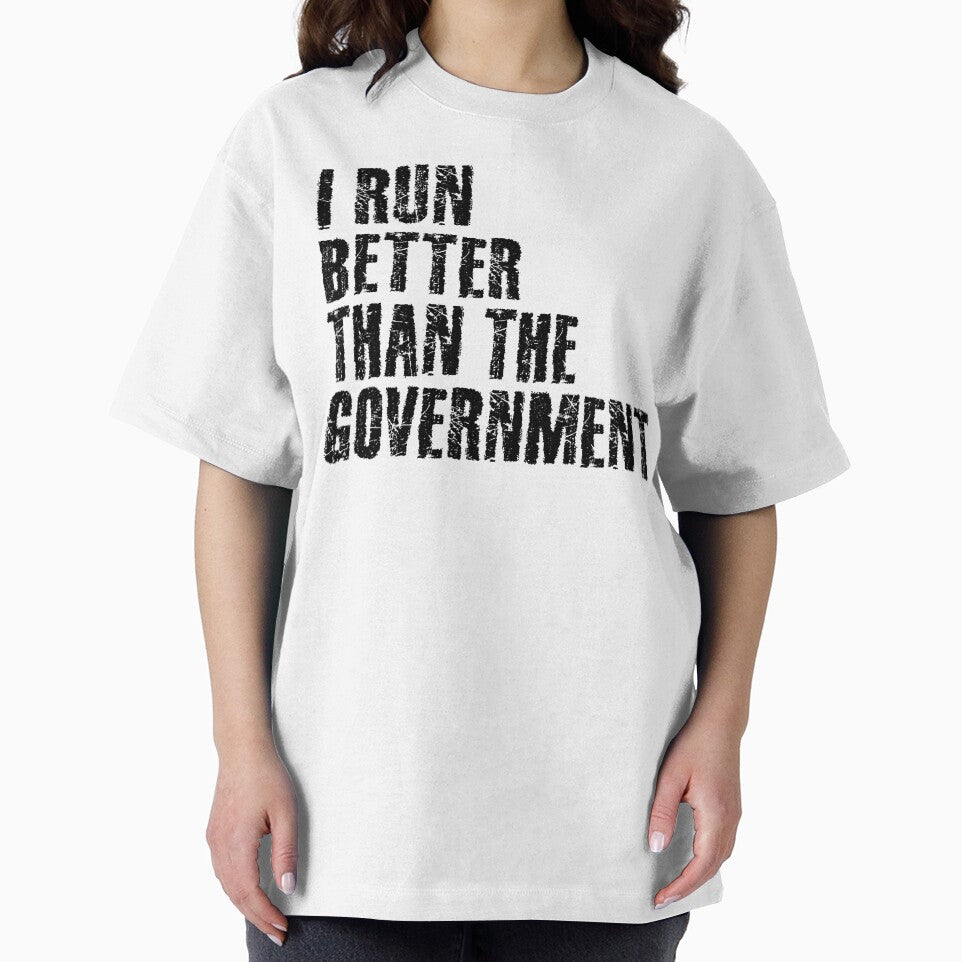 I Run Better Than The Government Funny Runner Gift by RobertKnow T-Shirts, Hoodie, Sweatshirt | BlankRebels.com (Image 2)