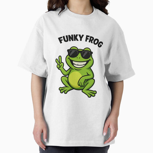 "Funky Frog - The chillest pond inhabitant" by DarkNight9 T-Shirts, Hoodie, Sweatshirt | BlankRebels.com (Image 2)