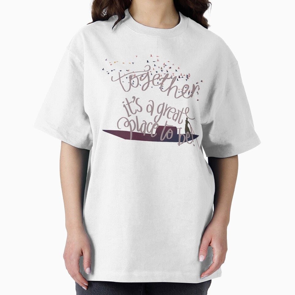 Together is a great place to be lonely man on a ship grey by chuckletuckle T-Shirts, Hoodie, Sweatshirt (Image 2)