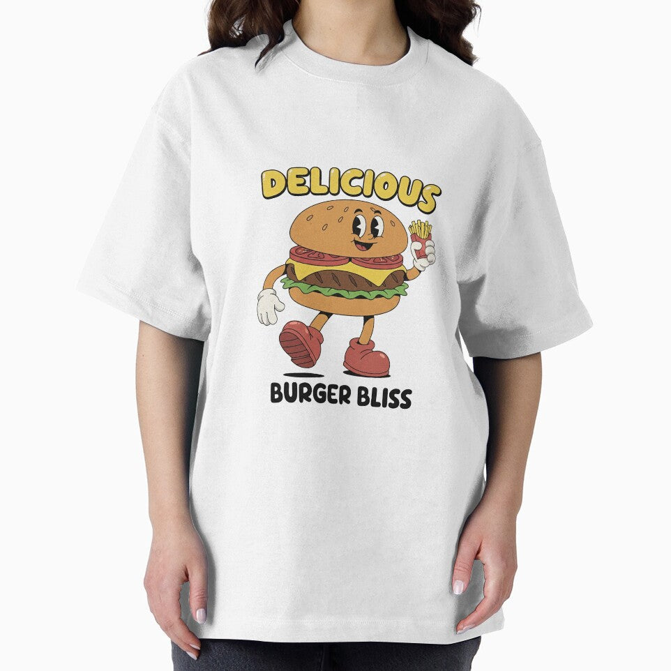 Delicious Burger Bliss Character T-Shirts, Hoodie, Sweatshirt