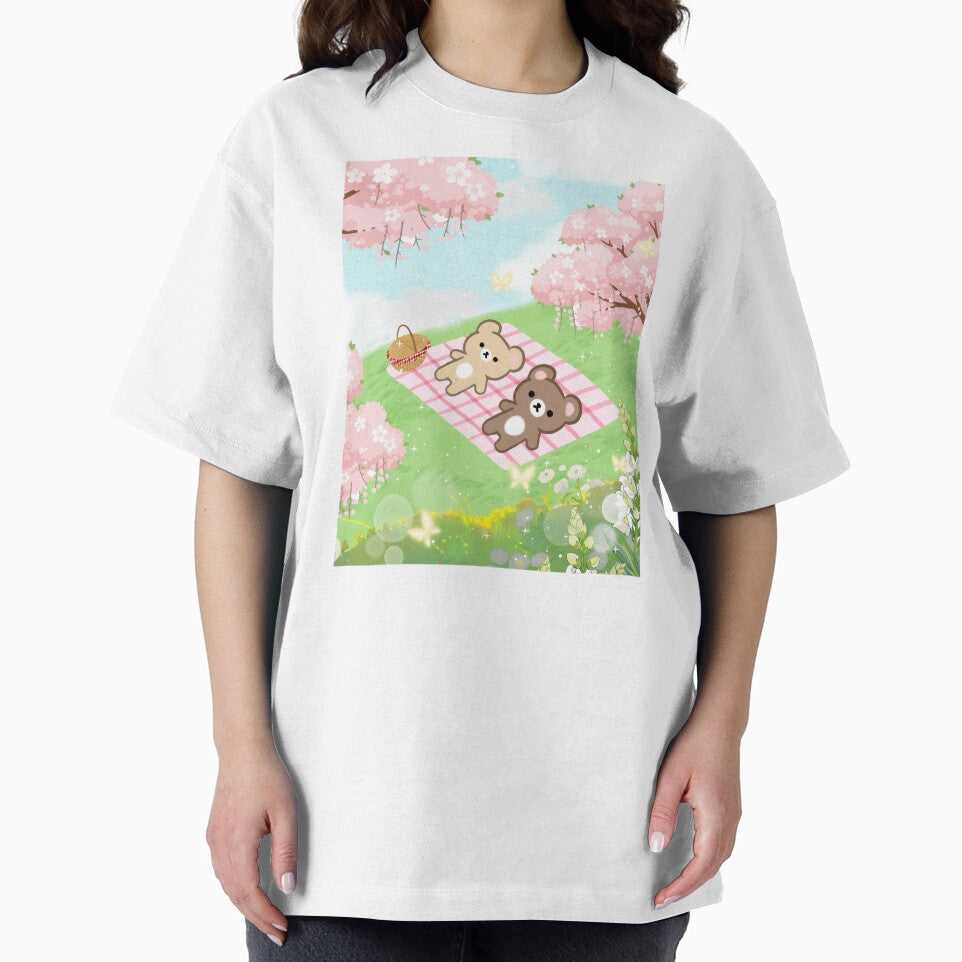 Kawaii Relaxing Bears on a Hill by starbunnykawaii