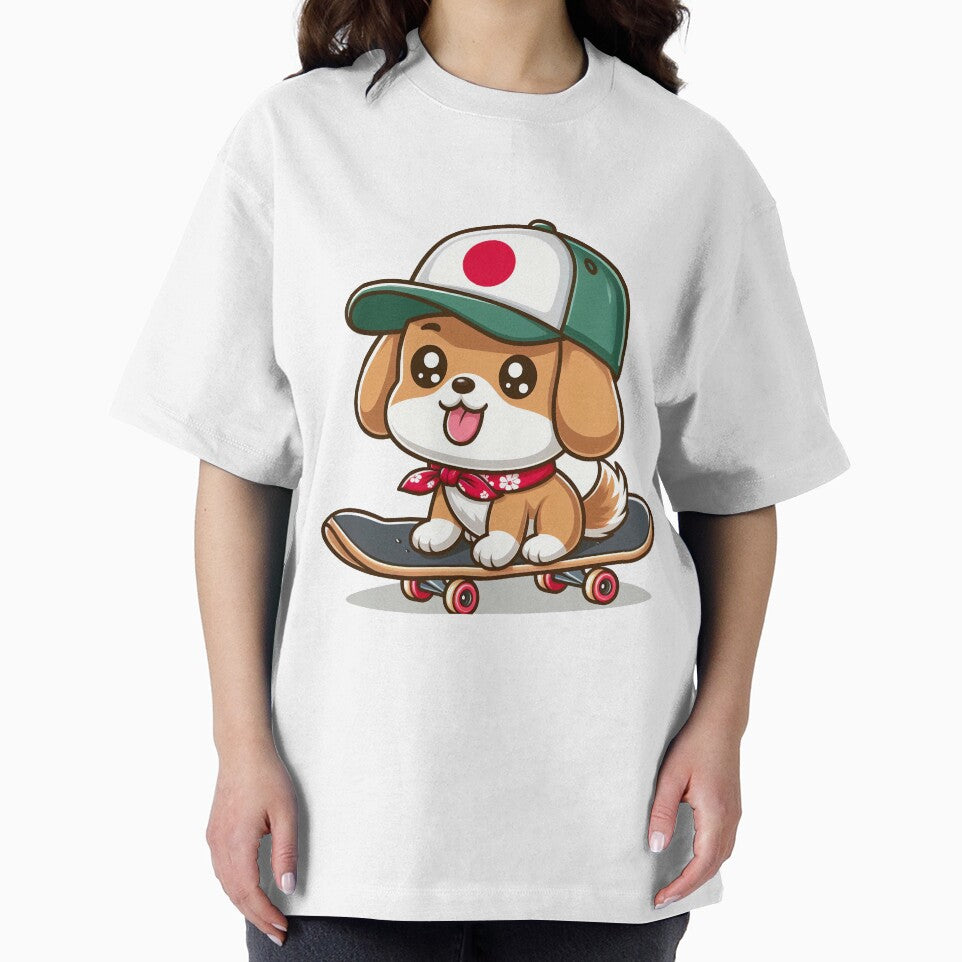 Cute brown dog riding skateboard with cap by MzulhilmiZam T-Shirts, Hoodie, Sweatshirt | BlankRebels.com (Image 2)
