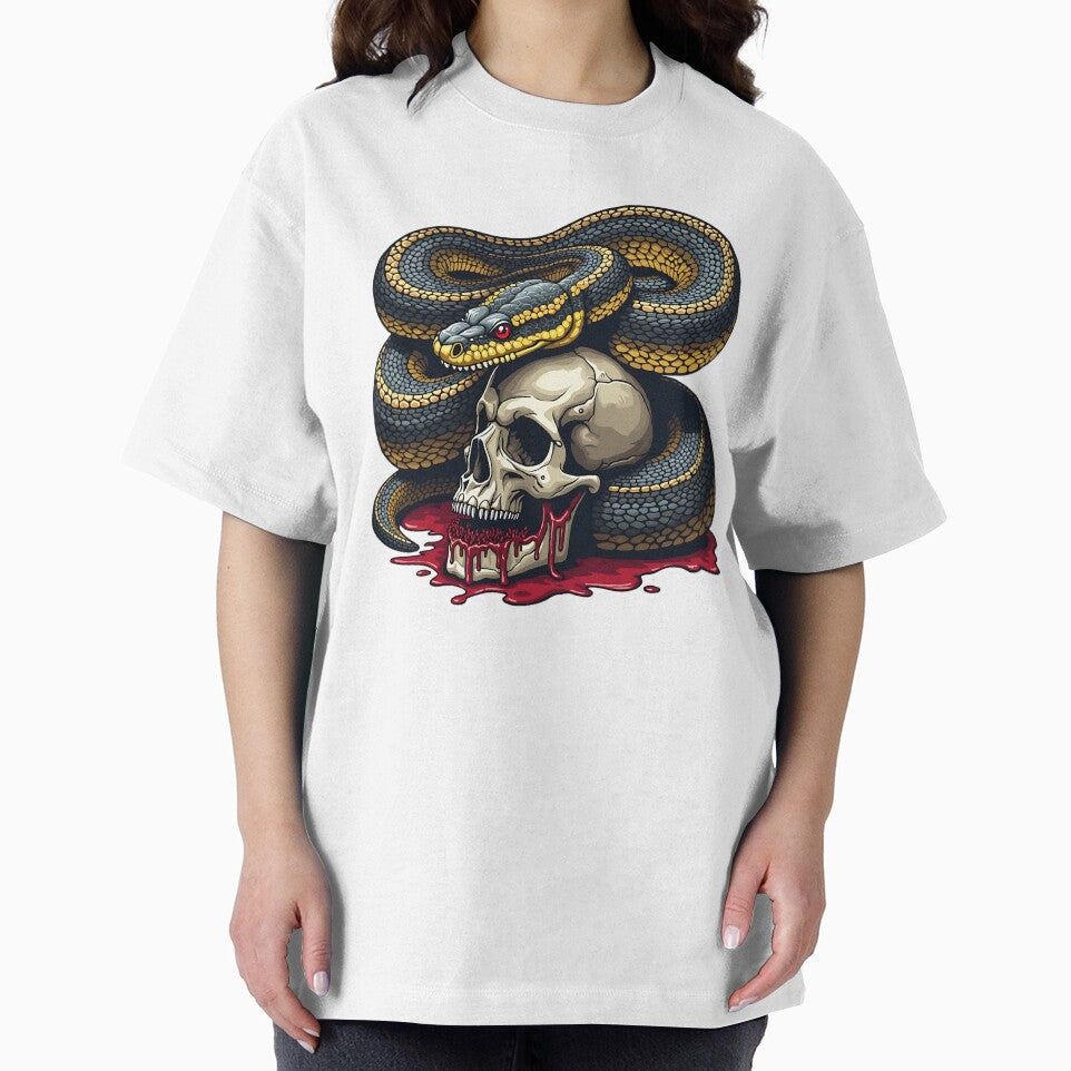 skull & snake by rajdigitalarts T-Shirts, Hoodie, Sweatshirt | BlankRebels.com (Image 2)
