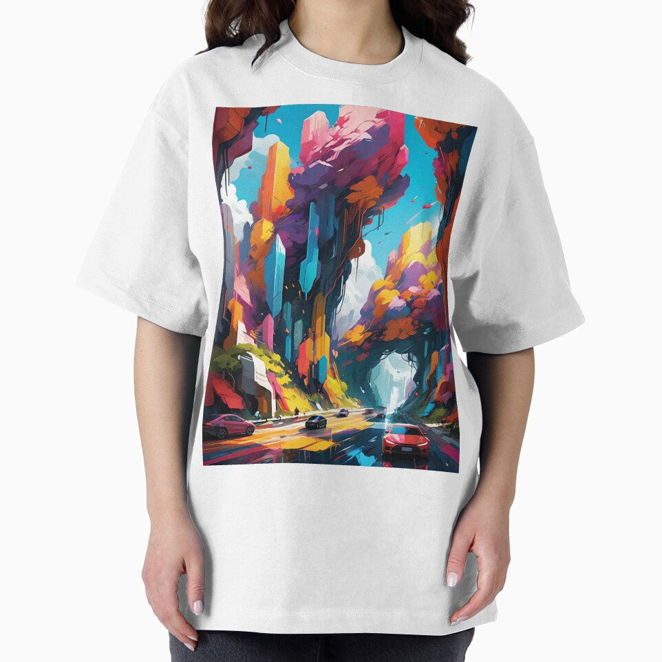 Colorful Abstract Highway Art by Esterlane T-Shirts, Hoodie, Sweatshirt | BlankRebels.com (Image 2)