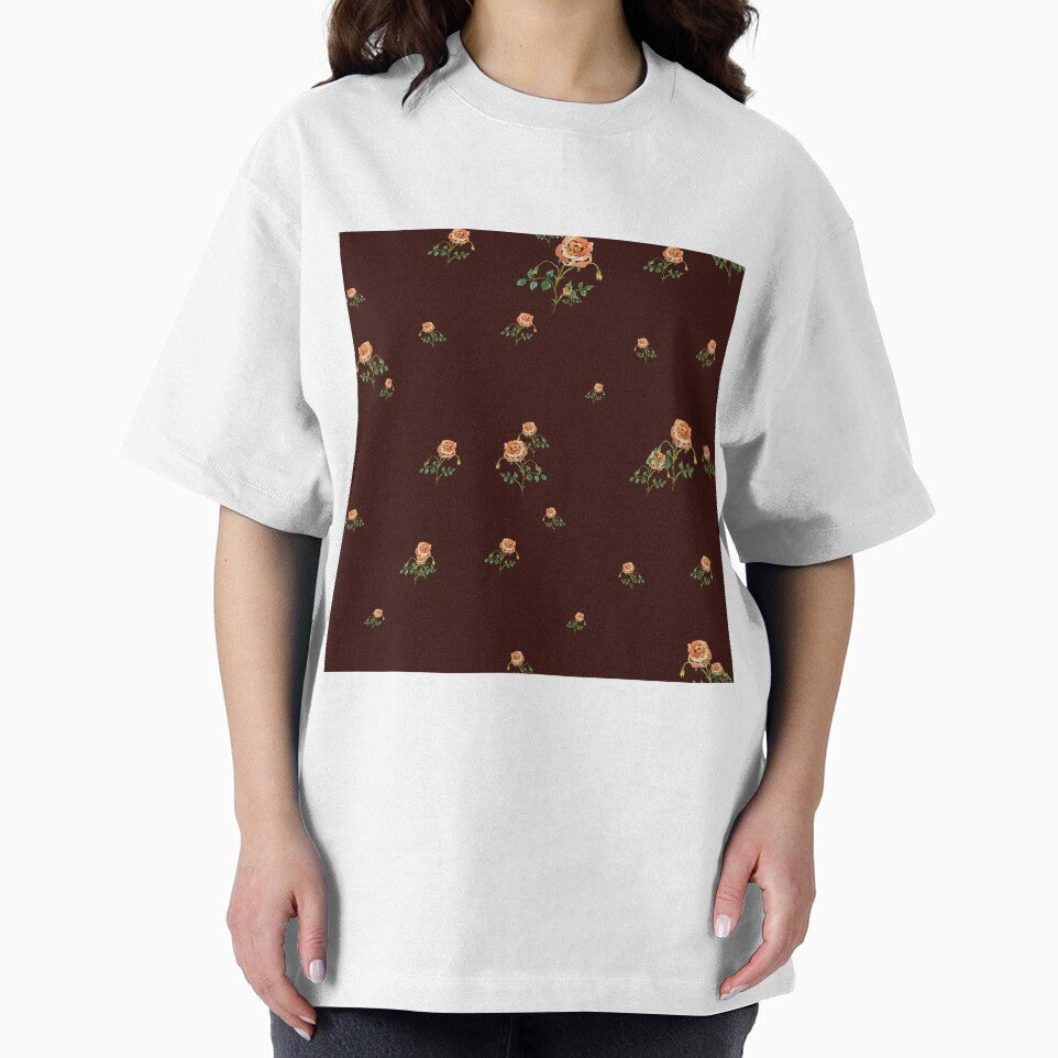 Rose flower ornate cute floral pattern watercolor red by Yana Mustafina | Boho Soulful Designs T-Shirts,... (Image 2)