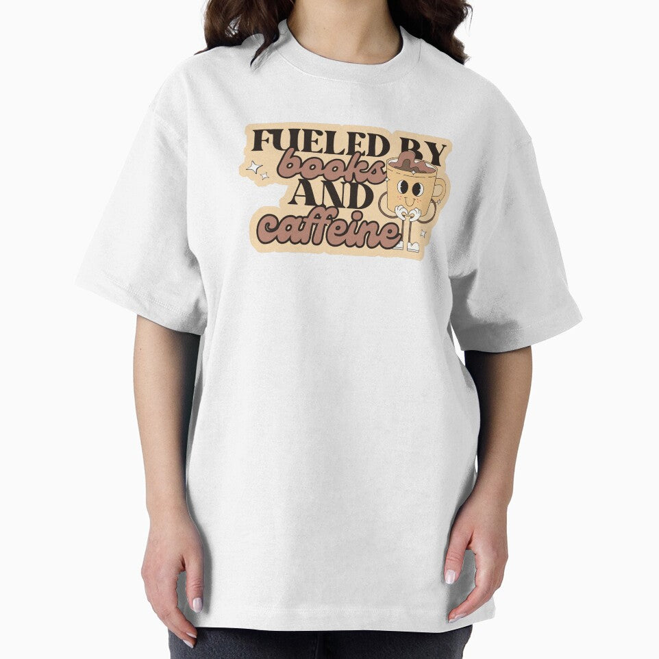 Fueled by books and caffeine by thatsmaddierose T-Shirts, Hoodie, Sweatshirt | BlankRebels.com (Image 2)
