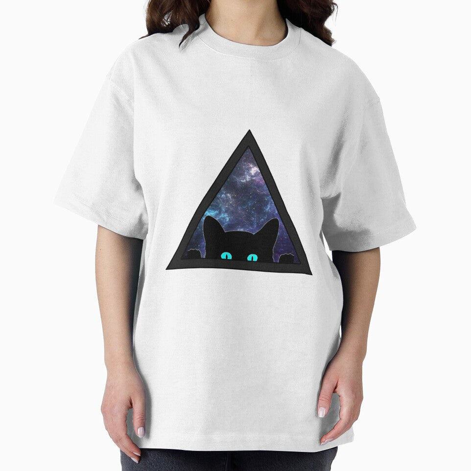 Cat Space Triangle by Swirlstache T-Shirts, Hoodie, Sweatshirt | BlankRebels.com (Image 2)