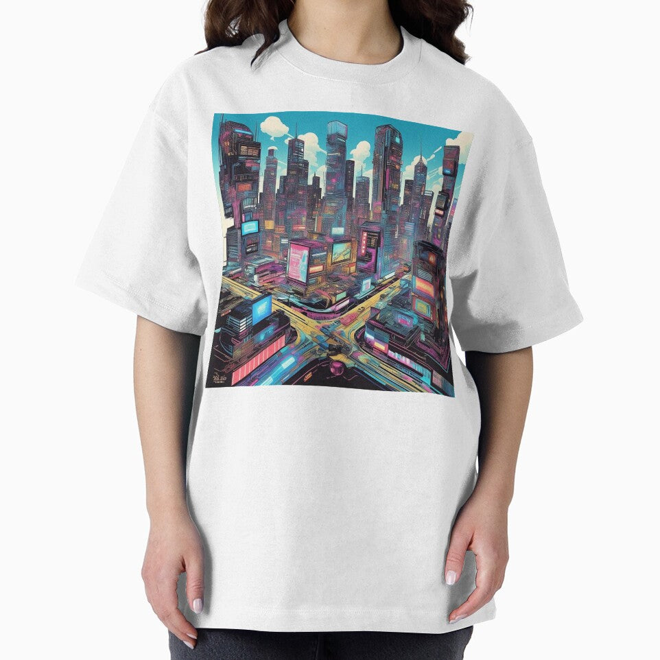 Electro Skyline Dreams by Esterlane T-Shirts, Hoodie, Sweatshirt | BlankRebels.com (Image 2)
