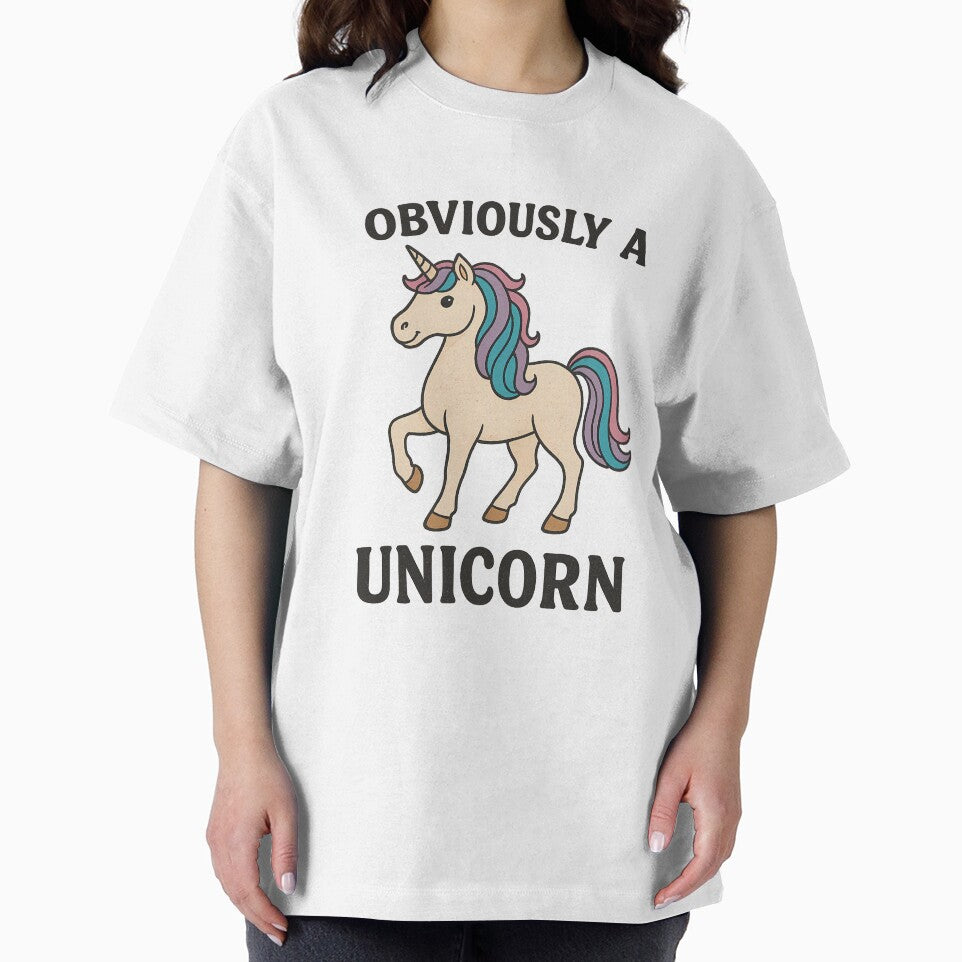 Obviously a Unicorn – Funny Unicorn Illustration by DreamiCanvas T-Shirts, Hoodie, Sweatshirt | BlankRebels.com (Image 2)