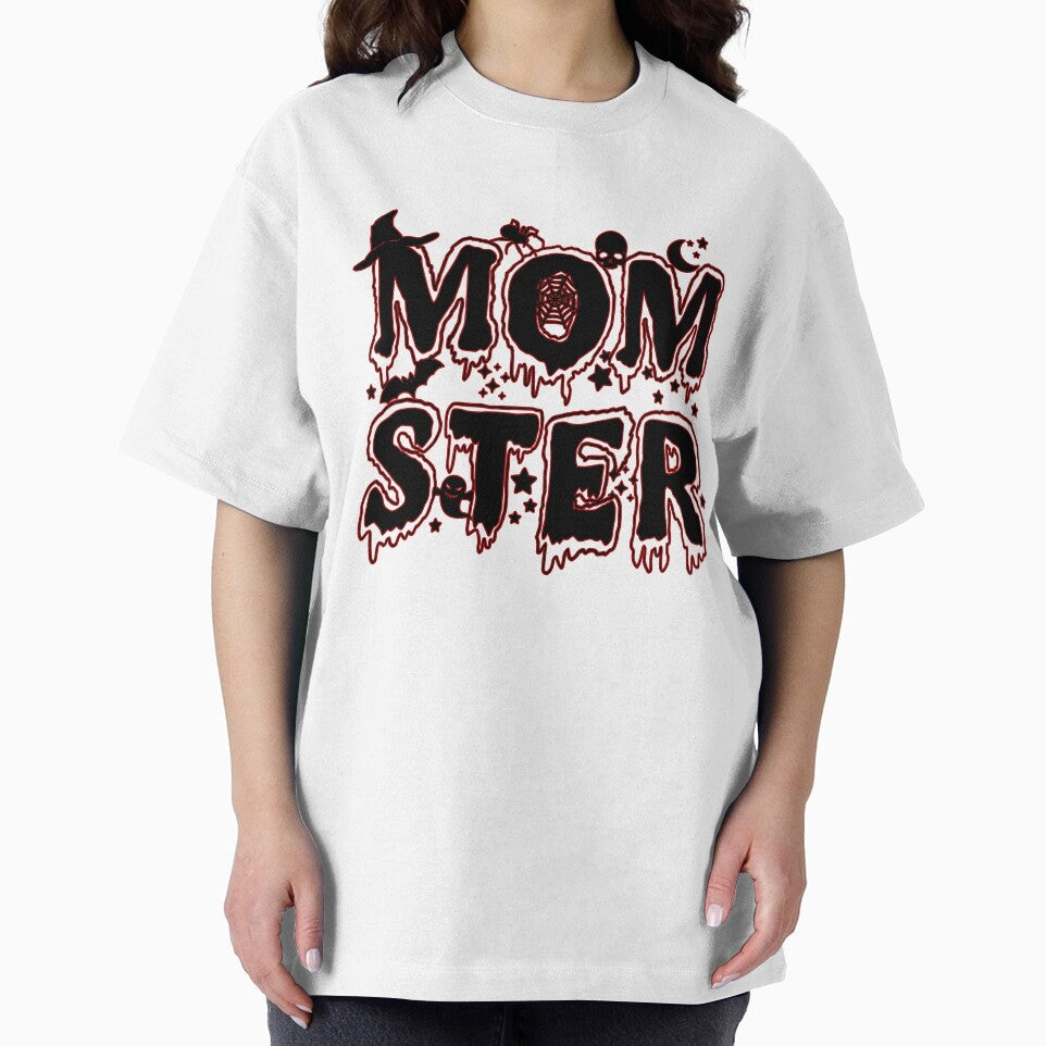 MOMSTER Halloween t-shirt, Halloween shirt for mom, Halloween gift for mom, Fall shirt for mom, Mom life, black... (Image 2)