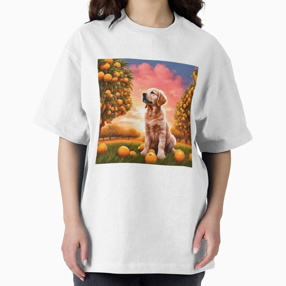 Golden Retriever Puppy in Florida Orange Grove by Fredster1966 T-Shirts, Hoodie, Sweatshirt | BlankRebels.com (Image 2)