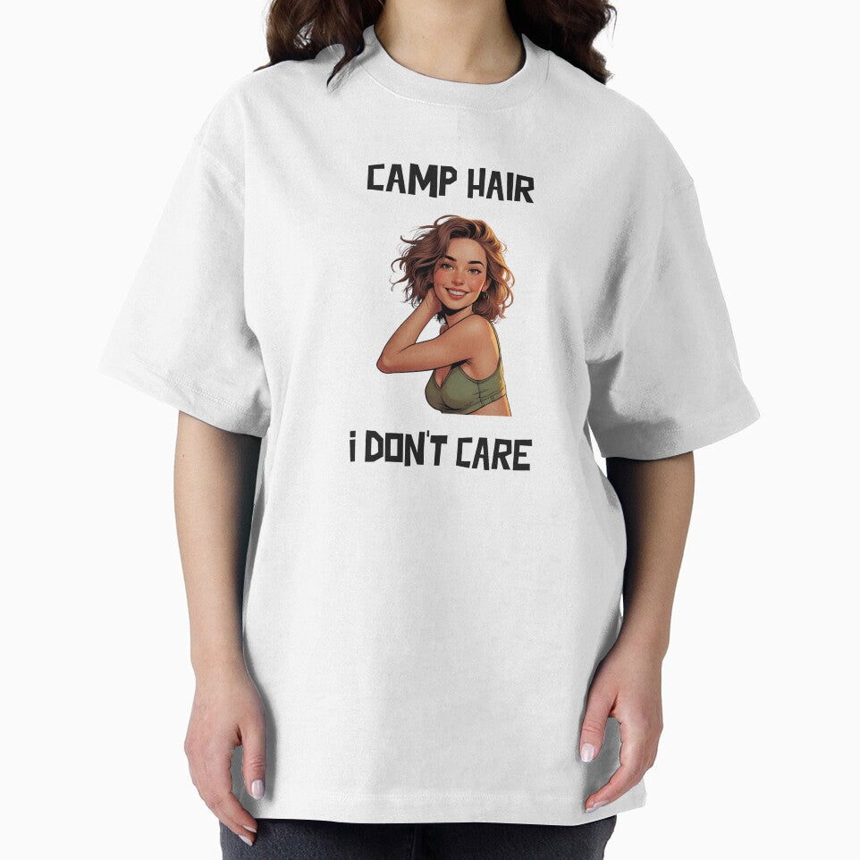 Camp Hair I Don't Care (Camping) by Danny's Tees Hoodie, Sweatshirt | BlankRebels.com (Image 2)