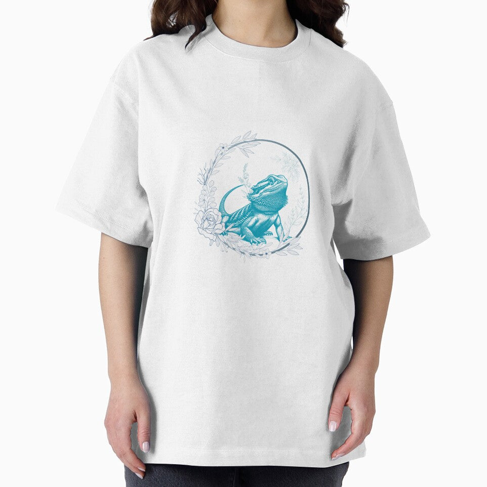 Floral Bearded Dragon by PugaliciousArt T-Shirts, Hoodie, Sweatshirt | BlankRebels.com (Image 2)