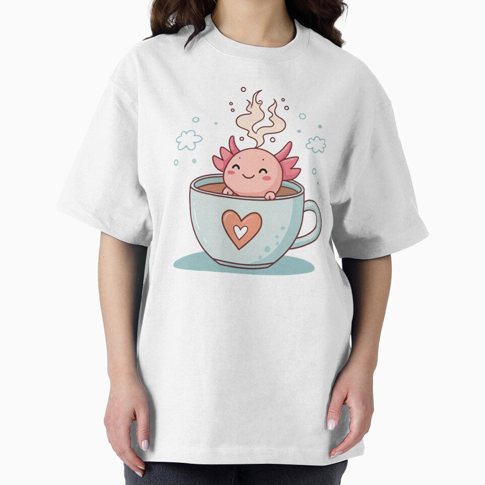 Axolotl Coffee Break by SignumShop T-Shirts, Hoodie, Sweatshirt | BlankRebels.com (Image 2)