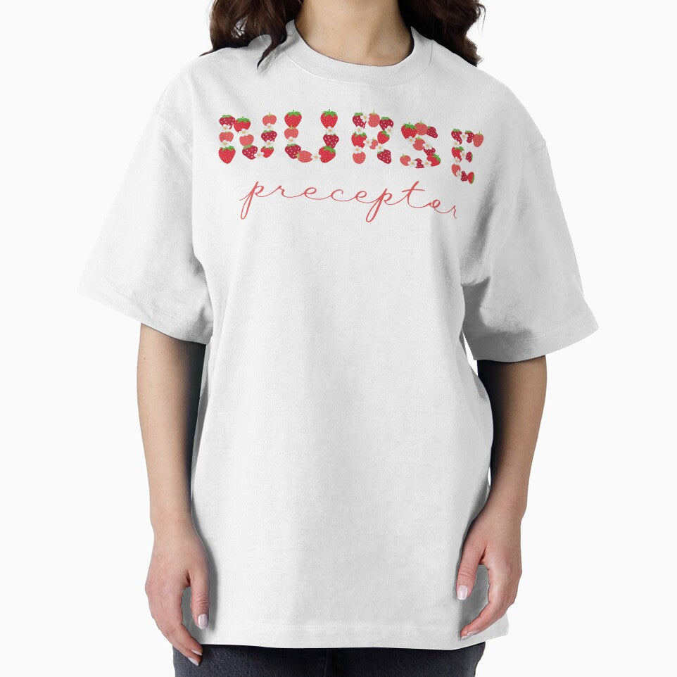 Nurse Preceptor Strawberry Letters by AsinusAS T-Shirts, Hoodie, Sweatshirt | BlankRebels.com (Image 2)