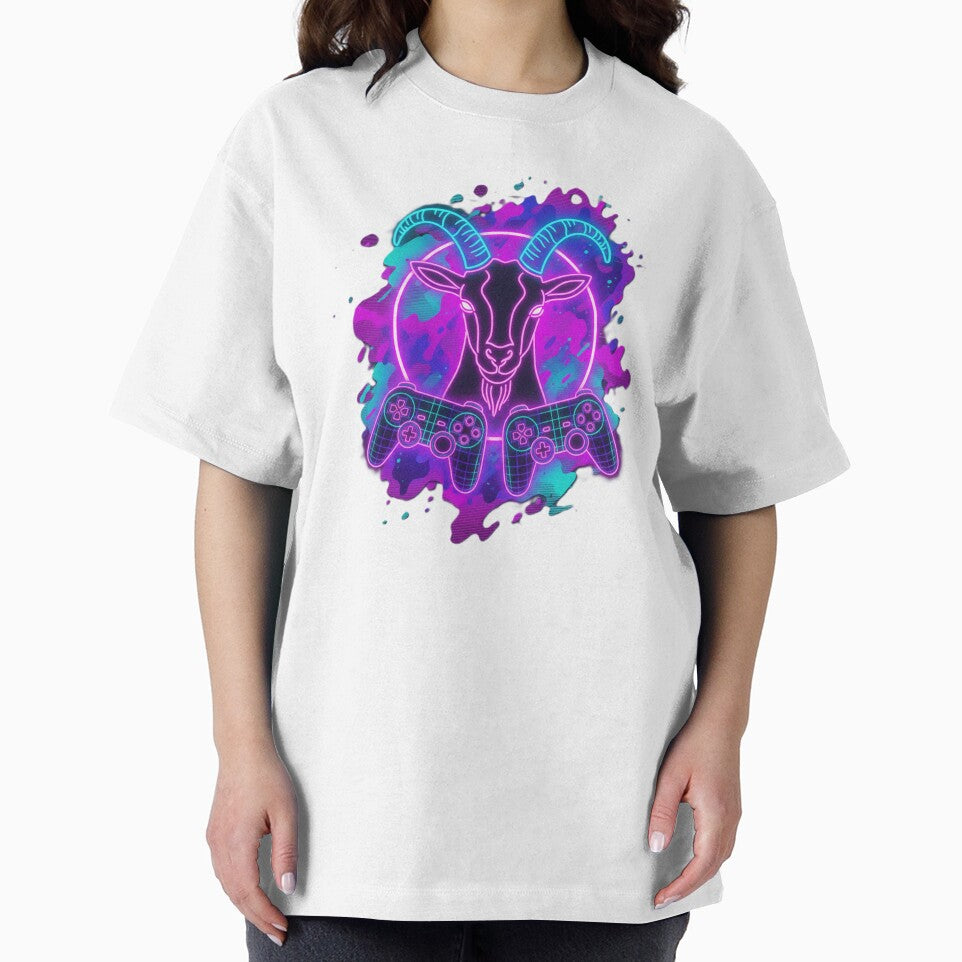 Synthwave Goat Gamer T-Shirts, Hoodie, Sweatshirt