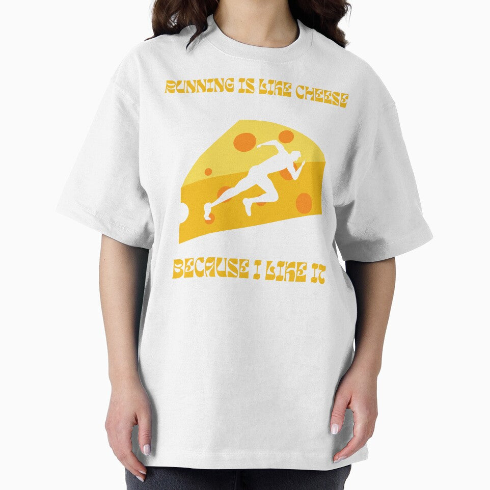Running is like cheese, because I like it by Laugh-Lines T-Shirts, Hoodie, Sweatshirt | BlankRebels.com (Image 2)
