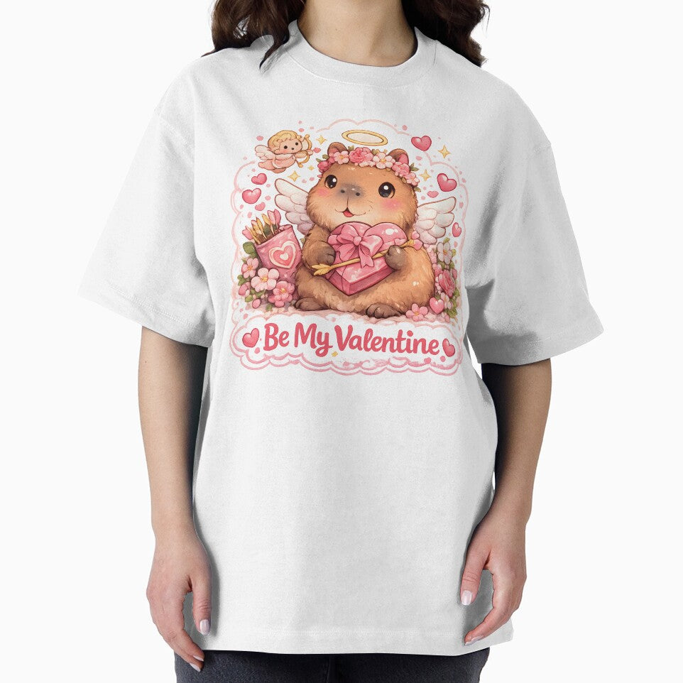 Capybara Cupid with Chocolates and Love by Inkoro T-Shirts, Hoodie, Sweatshirt | BlankRebels.com (Image 2)