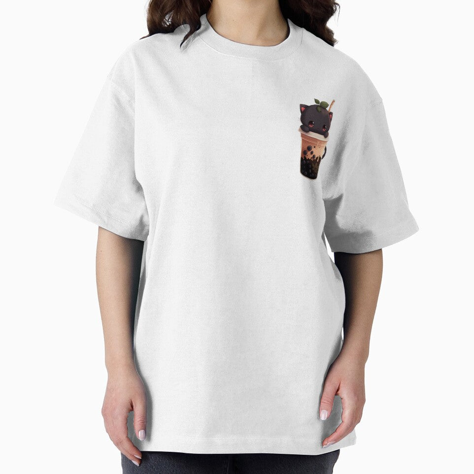 Chibi style bubble tea cute cat by Acim0 T-Shirts, Hoodie, Sweatshirt | BlankRebels.com (Image 2)