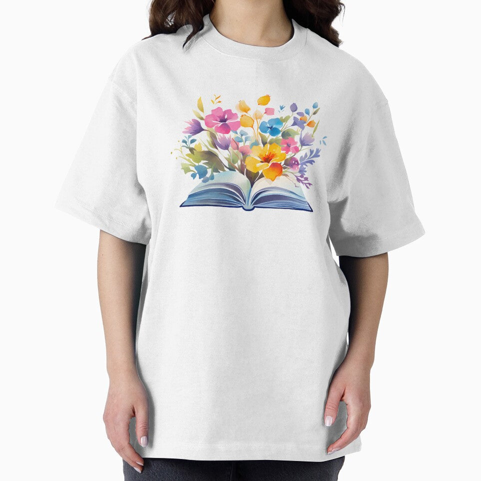 Flowers Growing From Opening Book by xiao xuans T-Shirts, Hoodie, Sweatshirt | BlankRebels.com (Image 2)