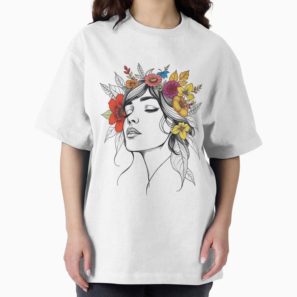 Hand Drawn Surreal Woman by darksagas T-Shirts, Hoodie, Sweatshirt | BlankRebels.com (Image 2)