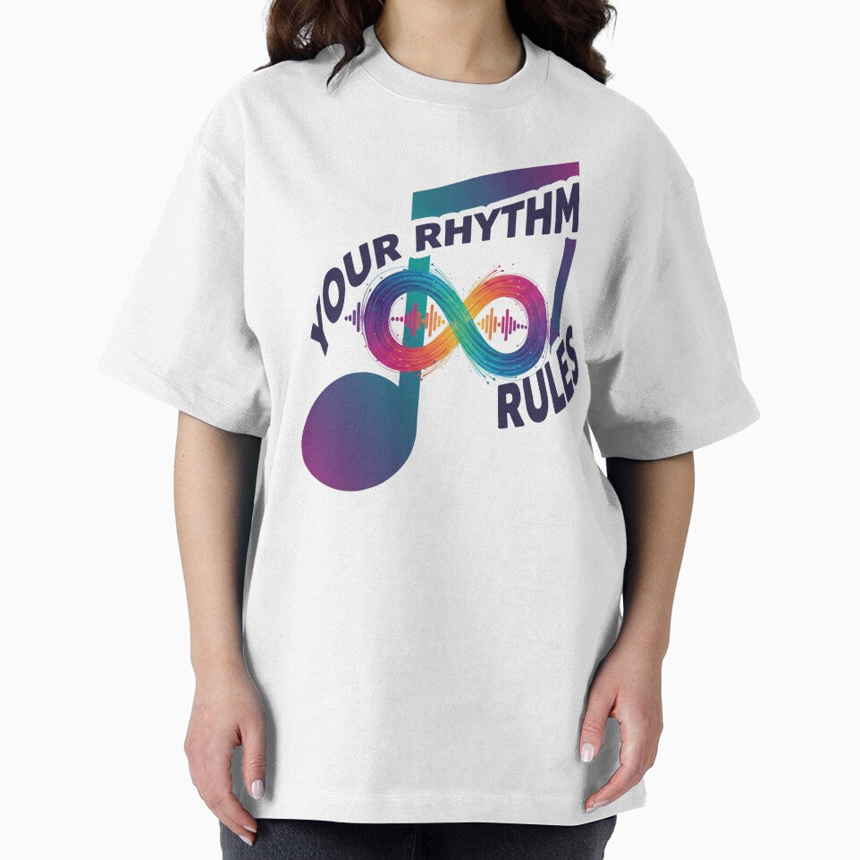 Your Rhythm Rules Rainbow Music Infinity by PixelQ T-Shirts, Hoodie, Sweatshirt | BlankRebels.com (Image 2)