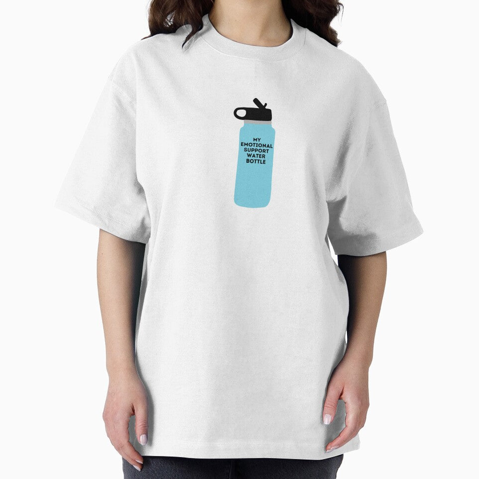 Emotional Support Water Bottle Blue Bottle with Straw by MadeByAyla T-Shirts, Hoodie, Sweatshirt | BlankRebels.com (Image 2)