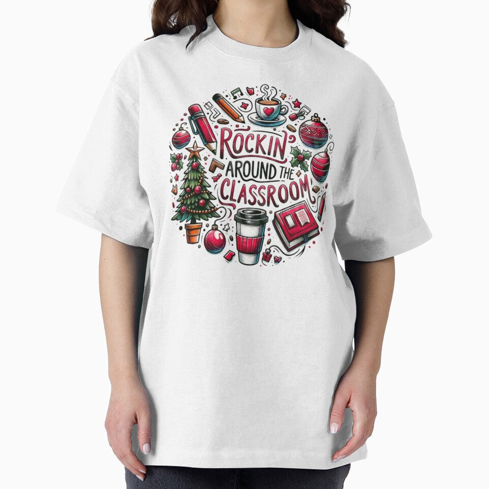 Rockin' Around The Classroom by TwistedTeeCo T-Shirts, Hoodie, Sweatshirt | BlankRebels.com (Image 2)