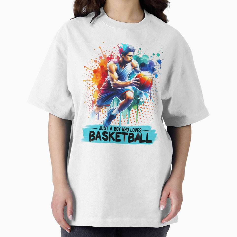 Just a Boy Who Loves Basketball : Dribbling by Eksama Design T-Shirts, Hoodie, Sweatshirt | BlankRebels.com (Image 2)