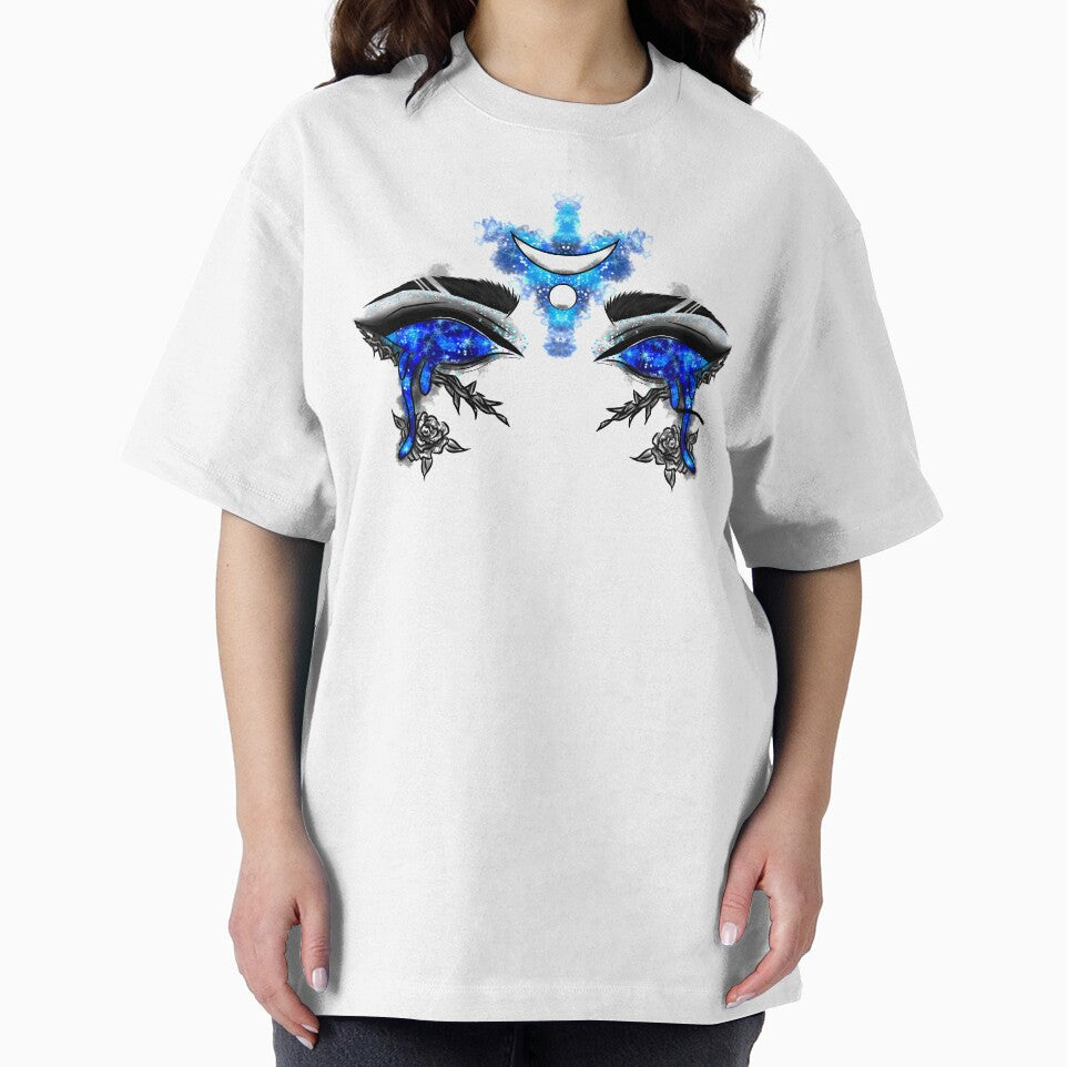 The eyes of the night goddess NYX (galaxy & eye graphic art) by Artsyylicious T-Shirts, Hoodie, Sweatshirt (Image 2)