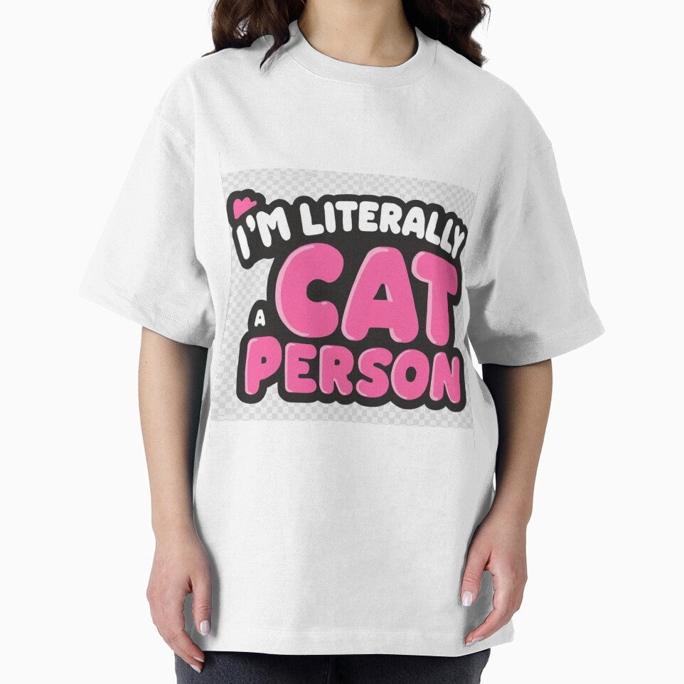 I'm Literally a Cat Person Pun by Fakhim95 T-Shirts, Hoodie, Sweatshirt | BlankRebels.com (Image 2)