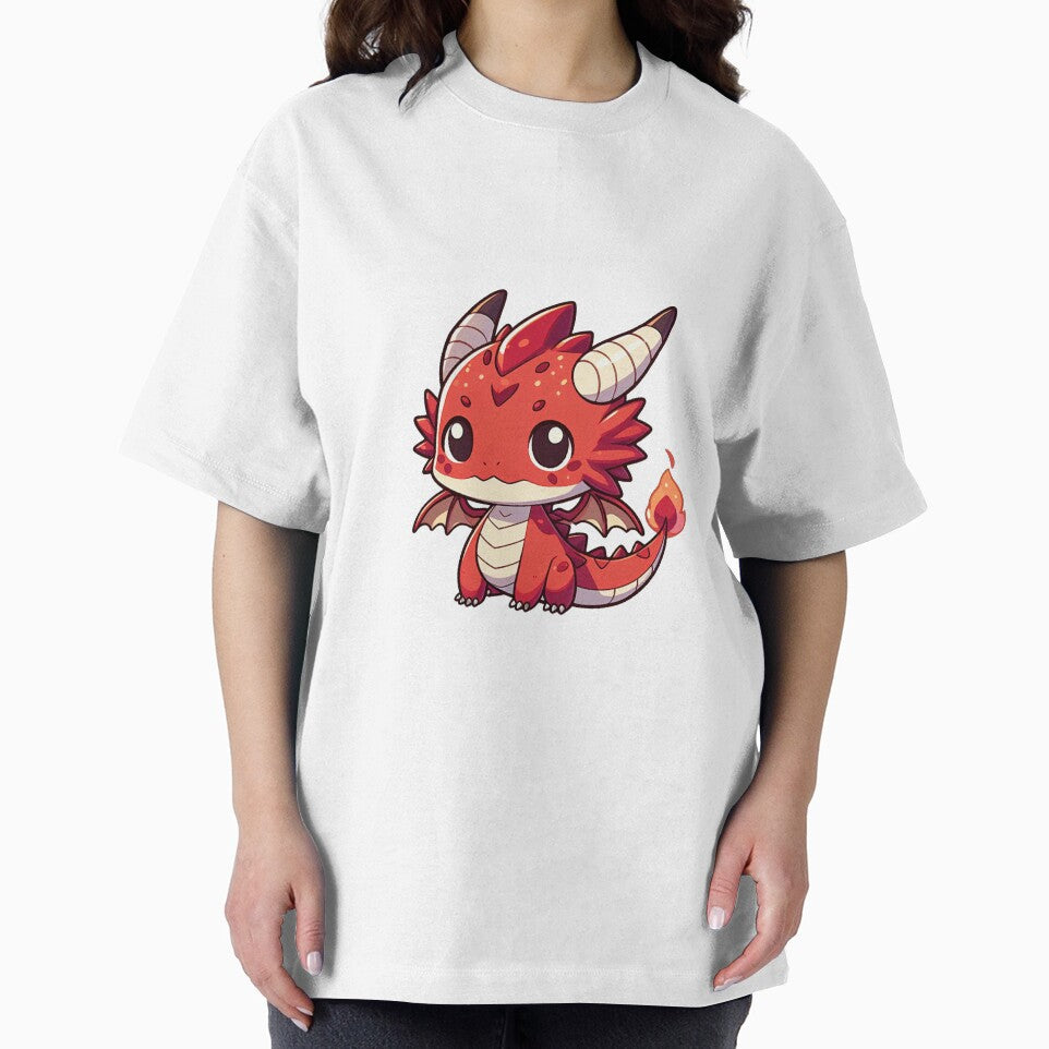 Cute kawaii red dragon by ArtandSmile T-Shirts, Hoodie, Sweatshirt | BlankRebels.com (Image 2)