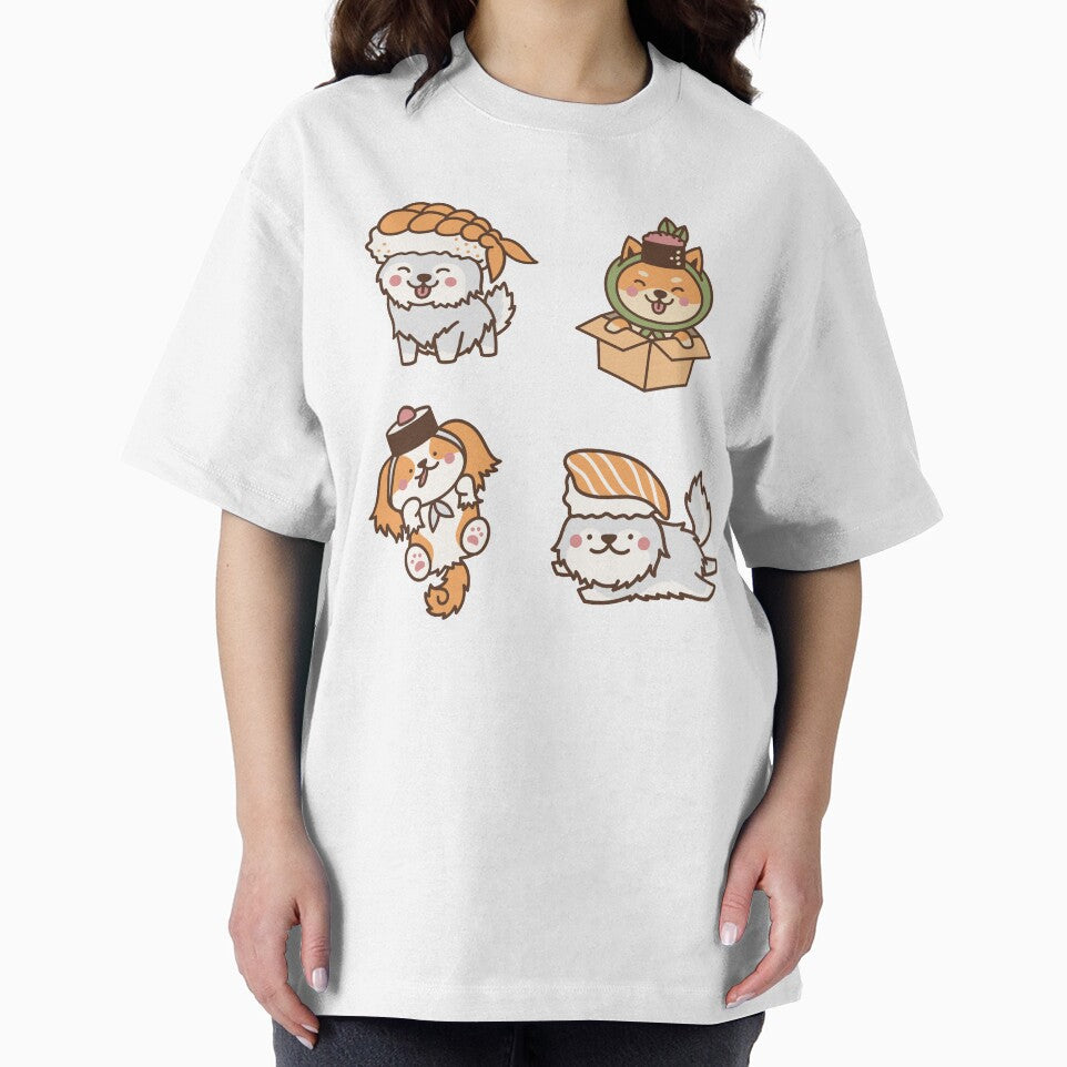 Kawaii Japanese Sushi Dogs Sticker Pack by Meek-Anime T-Shirts, Hoodie, Sweatshirt | BlankRebels.com (Image 2)