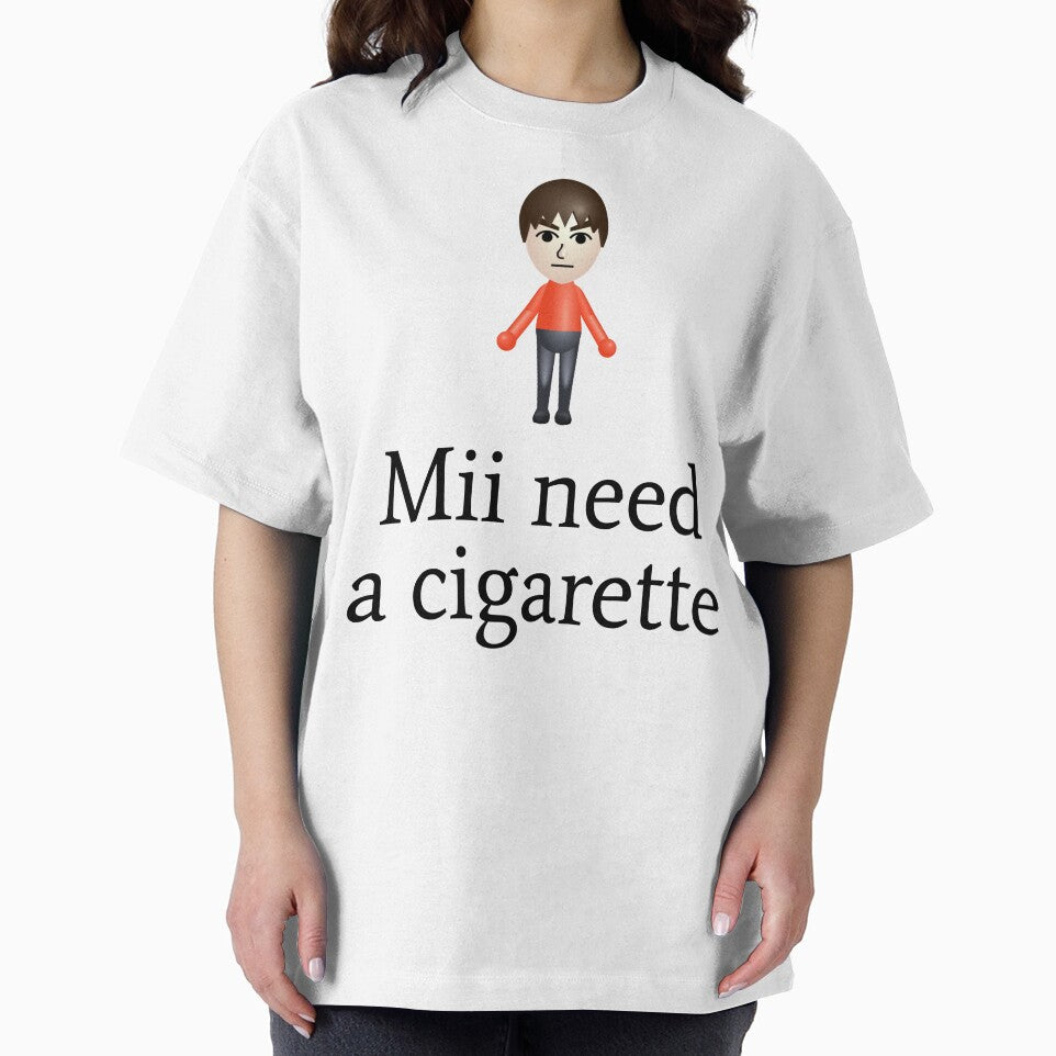 Mii Need A Cigarette by fusedtees T-Shirts, Hoodie, Sweatshirt | BlankRebels.com (Image 2)