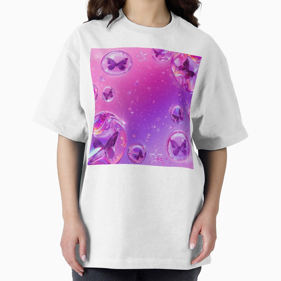 Y2K Holographic Dream - Retro Futuristic Chrome Pattern by Esterlane T-Shirts, Hoodie, Sweatshirt | BlankRebels.com (Image 2)