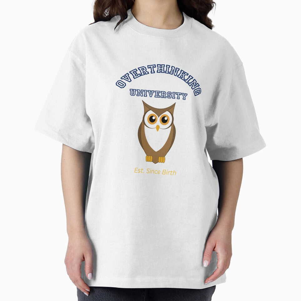 Overthinking University – Majoring in What-Ifs Since Birth by Mindeva T-Shirts, Hoodie, Sweatshirt (Image 2)