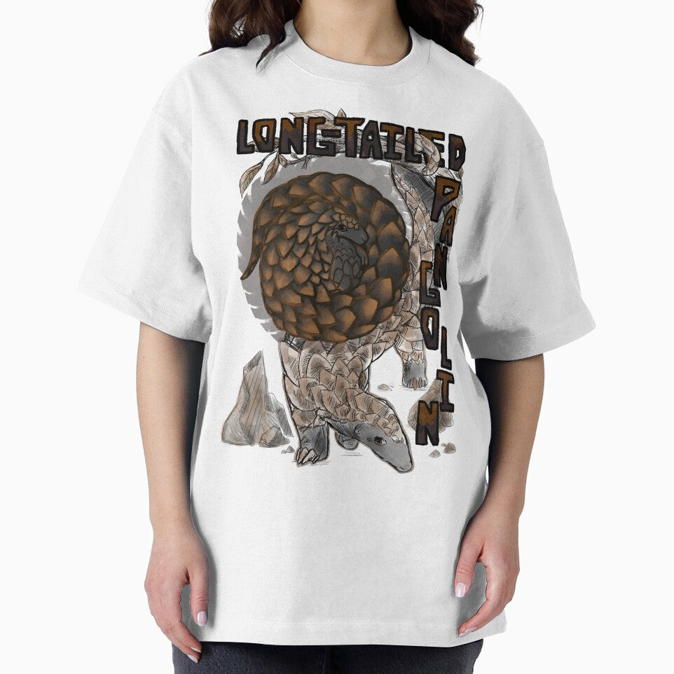 Long Tailed Pangolin (Text) T-Shirts, Hoodie, Sweatshirt