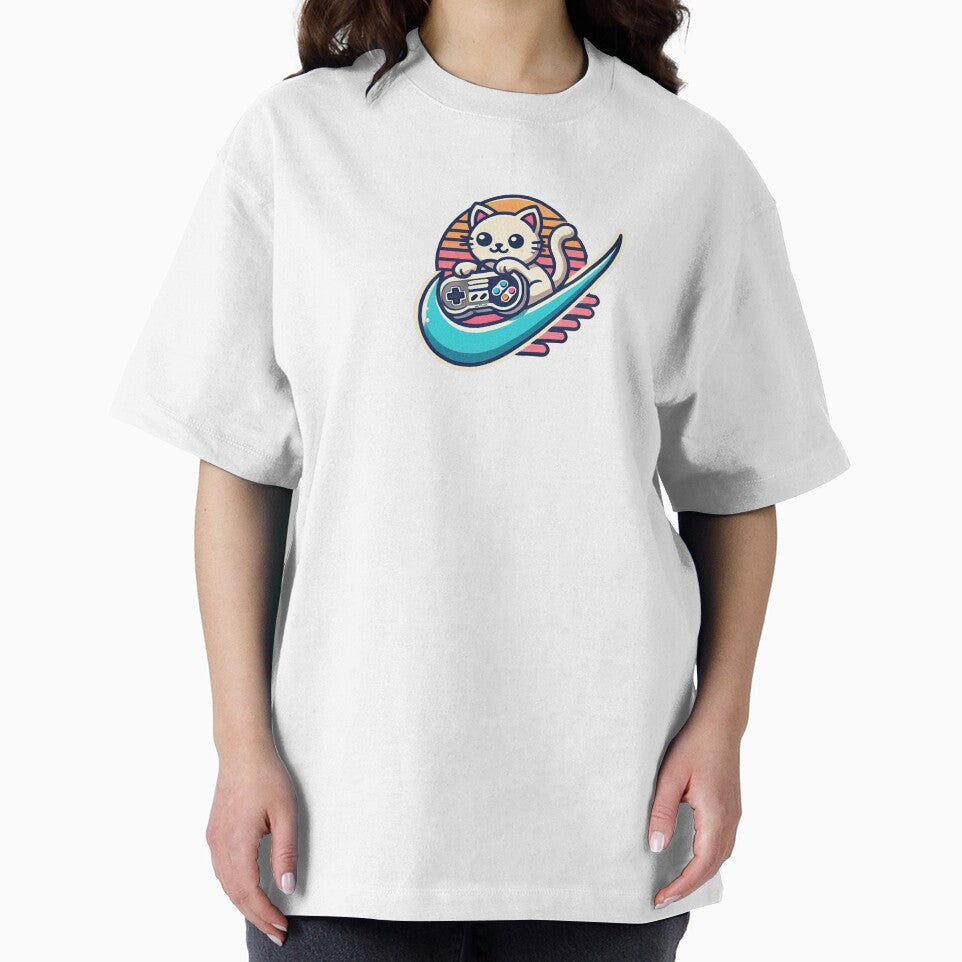 Just Game It! Cool Retro Gaming Baby Cat by WeLoveCatss T-Shirts, Hoodie, Sweatshirt | BlankRebels.com (Image 2)
