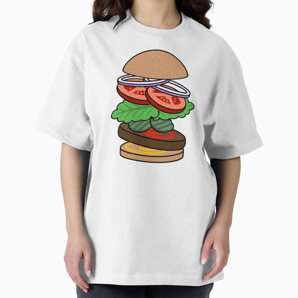 Falling Burger Stack by BuckNerdImages T-Shirts, Hoodie, Sweatshirt | BlankRebels.com (Image 2)