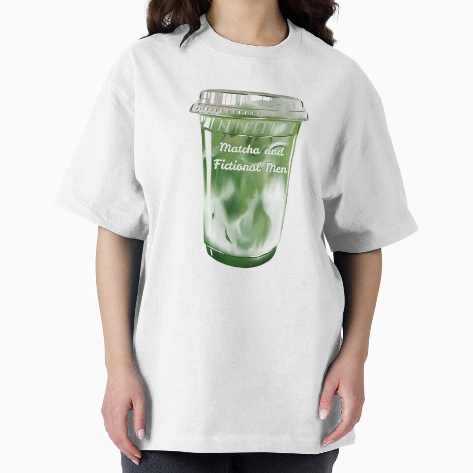 Matcha and Fictional Men – Bookish Sticker by moonboundpress T-Shirts, Hoodie, Sweatshirt | BlankRebels.com (Image 2)