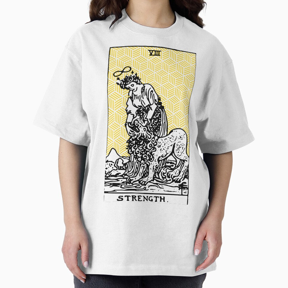 The Strength - A Geometric Tarot Print by Annalee Beer T-Shirts, Hoodie, Sweatshirt | BlankRebels.com (Image 2)