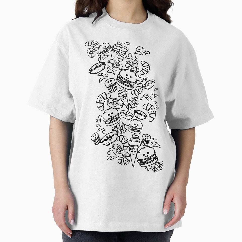happy foodie Doodles by Soumita T-Shirts, Hoodie, Sweatshirt | BlankRebels.com (Image 2)