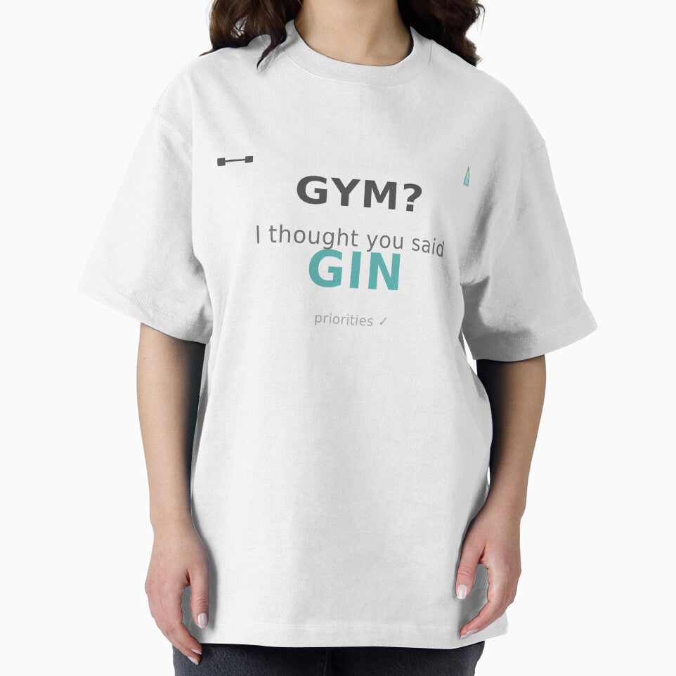 Gym I Thought You Said Gin Funny Fitness Gift by markify T-Shirts, Hoodie, Sweatshirt | BlankRebels.com (Image 2)