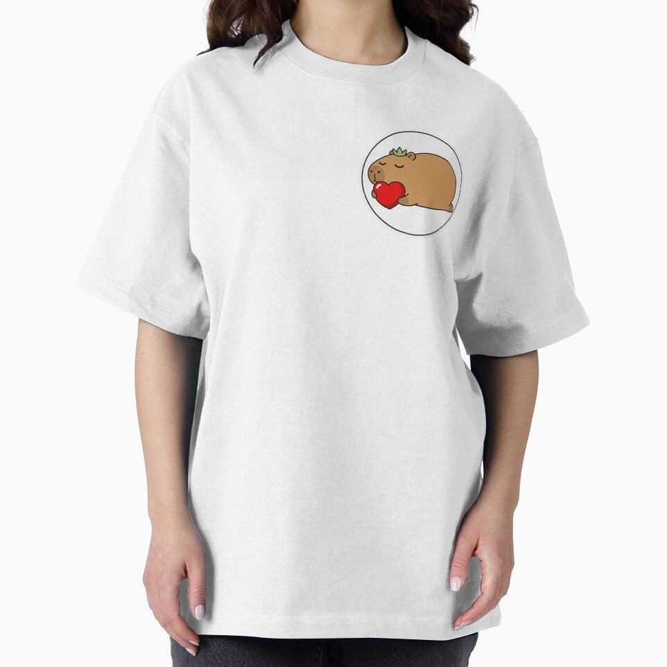 Capybara lover Cute Minimalista by Studioyasmin T-Shirts, Hoodie, Sweatshirt | BlankRebels.com (Image 2)